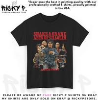Jackie Chan gyvatės ir gervės Shaolino menai HK filmo marškinėliai Unisex sunkus medvilninis XL