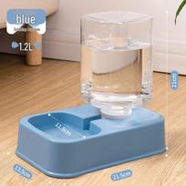 Automatic Pet Feeder with Dog Double Bowl & Cat Drinking Fountain
