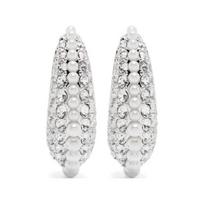 Swarovski Sublima Įdėtas Dizainas Stikliniai Auskarai Moteriški Auskarai Sidabriniai 5692107 Box (Random Color)