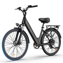 URLIFE-E26 36V Elektrinis dviratis 250W bešepetėlis variklis, 36V 13Ah nuimama baterija, Miesto kelionėms & Kasdieniam važiavimui juoda