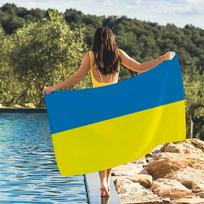 Nacionalinė Ukrainos vėliava Rankšluostis Greitai džiūstantys Paplūdimio rankšluosčiai Tinka baseinams, stovyklavimui, jogai ir sporto salėms W30*H60(CM)