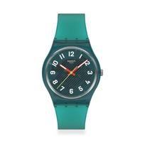 GENT BIOSOURCED WAVELENGTHS OF MOSS Watch SO28L100 Unisex Adult Green [Swatch] žalia