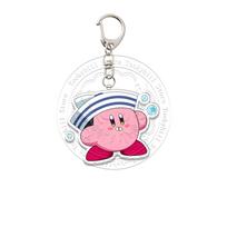 JoJo Kirby Acrylic Keychain Kawaii Student Bizarre Adventure Bag Pendant Anime Cartoon Fan Art Accessories Festival Gift 4-5CM