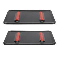 2pcs Black Iron Rest Pad Heat Resistant Steam Iron Rest Iron Tray Pad  Ironing Machine Accessories