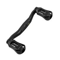 AEE4-Reel Crank Handle 8X5mm For Shimano Daiwa Abu Garcia Baitcasting Reel Carbon Handle juoda