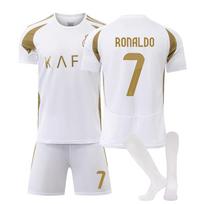2024-25 Al-Nassr 2-asis išvykos#7 RONALDO Sportinis Treniruočių Džersio Rinkinys su Kojinėmis Paaugliams Vaikams Suaugusiems Individualus Vardas Futbolo Apranga 16