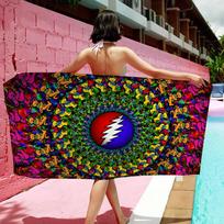 Rock Band G-Grateful-Dead Music Microfiber Beach Towel Absorbent Quick Dry Soft Yoga Swimming Resort Mountain Climbing Towel W30*H60(CM)