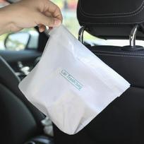 Automobilio šiukšlių maišelis Lipdukas Savarankiškai stovintis Valymo maišelis Automobilio viduje Automobilio vienkartinis šiukšliadėžė Nešiojamam laikymui 40pcs 22*21cm