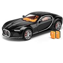 1/24 Scale Bugatti Atlantic Alloy Sports Model Car Diecasts Metal Toy Race Vehicles Simulation Sound Light Collectible Childrens Gifts juoda