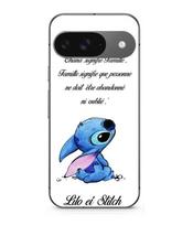 Case - MANIACASE - Google Pixel 9 - Soft - Silicone - Stitch-lilo-family-white pattern juoda