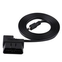 180 cm automobilio OBDII OBD2 EOBD 16 kontaktų diagnostikos prailginimo adapteris prie mini USB kabelio