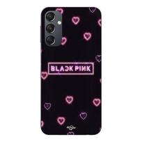 Case For Samsung galaxy A24 Blackpink pink heart Maniacase rožinė