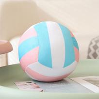 Kawaii Simulation Volleyball Plush Toy Volleyball Props Print Office Pillow Accompany Kids Soft Birthday Gifts for Girls Boys about 14cm