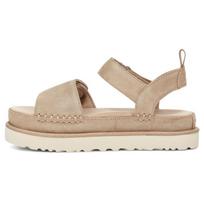 UGG Goldenstar Two-Layer Cowhide One-Strap Open-Toe Sports Fashion Sandals Women Sandals Gray 1117954-MSSD 36