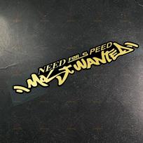 NEED FOR SPEED Motorcycle Stickers Waterproof for MotorcycleTailbox Fairing Fuel Tank Car Window Bicycle Universal Vinyl Decals 20x3.8CM