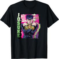 JoJo's Bizarre Adventure Part 4 Josuke Great Days Anime T-Shirt S juoda