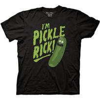RIPPLEJUNCTION Ripple Junction Rick and Morty I'm Pickle Rick Adult Unisex Crew T-Shirt S juoda