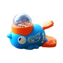 Interactive Dog Treat Dispenser Fun Puzzle Feeder Duck Design Pet Slow Feeder for Dogs Cats Healthy Eating And Mental Stimulation geltona
