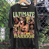 Ultimate Warrior Kolekcija 1992 Medvilniniai Marškinėliai Dovana Gerbėjui S dydžio iki 5XL Marškinėliai Unisex Marškinėliai S black