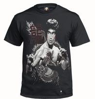 BRUCE LEE DRAKONAS JUODI MARŠKINĖLIAI/Įeik į drakoną/Kovos menai/Unisex/Dovana/Viršus M