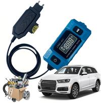 Automobilio gedimų testeris LCD ekranas Automobilio saugiklio srovės testeris Maks. 48V Ašmeninio saugiklio grandinės gedimų bandymo įrankis mėlyna