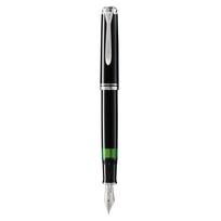 Pelikan M805 Fountain Fine Nib Genuine Imported Product Souverän Pen, (F), Black, juoda