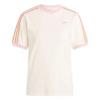 Adidas Originals Vasaros Švytėjimas Advanced 3-Juostų Marškinėliai Apvalia Kaklo Dryžuoti Trumpomis Rankovėmis T-shirt Moteriški Viršutiniai Drabužiai KY8126 A/M white
