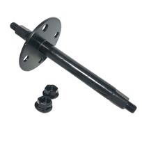 Vidurinės ratuko ašis 600g Treniruoklio dviratis Funkcinis metalas 17mmx165mm gray