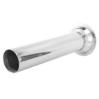 SHGO-9Pcs Stainless Steel Sausage Stuffer Filling Tubes Funnels Nozzles Spare Parts Filler Tube, Base Diameter:58Mm sidabras
