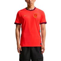 Nike 2026 m. sezono Kinijos rinktinės namų komandos gerbėjų versija Dri-FIT Lauko sporto greitai džiūstantis trumpomis rankovėmis futbolo marškinėliai Vyriški viršutiniai drabužiai IB5282-635 2XL