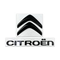 Metalinė raidės lipdukas Automobilio priekinės bagažinės emblema Citroen C4 C3 C5 C1 DS3 DS5 DS4 Jumpy Xsara C-Elysee Picasso C-quatre Galinis ženklelis