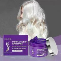 Keratin Purple Hair Mask - Deep Conditioning Treatment for Blonde Hair to Neutralise Brassiness 1pc