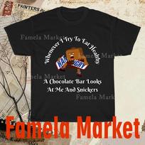Snickers Tee Chocolate Bar Logo TEE T-Shirt Funny American Size S to 5XL T-Shirt XL