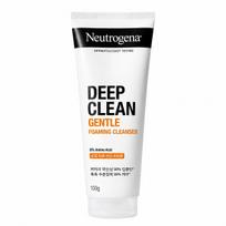 Neutrogena Deep Clean Švelnus putojantis veido prausiklis 100g Švelnus drėkinantis korėjietiškas veido prausiklis black