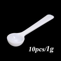 10PCS 1/3/5/10g Plastic Measuring Spoons Coffee Sugar Protein Milk Powder Scoop Home Kitchen Scale Gadgets