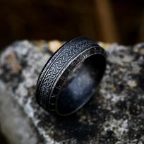 Vintage Odin Norse Viking Amulet Rune Rings For Men Cool Stainless Steel Celtic Knot Ring Wedding Zircon Valentine's Days Gifts 9