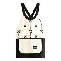 Bowknot Kitchen Apron Waterproof Catering Work Clothes Modern Chef Apron  for Home Kitchen 02