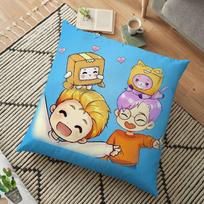 Lankybox Boxy Foxy pagalvės užvalkalas Robotų dekoratyvinės pagalvės sofai 45x45 pagalvėlių užvalkalai rudens dekoro kvadrato dekoravimo pagalvės užvalkalas 1