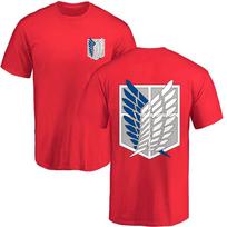 Attack On Titan T Shirt Wings Of Freedom Mikasa Women T-Shirts O-Neck Cotton Short Sleeve Summer Oversized Pocket Tops Clothes XS