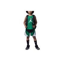 Jordan Jumpman Krepšinio Logotipo Spaudinys Berankovis Ir Šortų Rinkinys Vaikų Rinkiniai FQ0622-010 XS