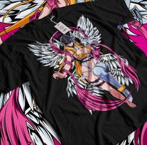 Angemon Shirt Digimon Anime Patamon Tshirt MagnaAngemon Tee Seraphimon T-Shirt M