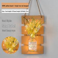 Light Luxury Artificial Flower Wall Hanging Ornament for Indoors