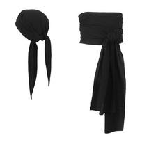 Pirate Headscarf Bandana Medieval Renaissances Pirate Sash Belt Pirate Headbands Large Waist Belt for Halloween Costume juoda