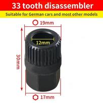 1/2Pcs 33 teeth Hexagon Generator Pulley Removal Tool High Quality Alternator Clutch Free Wheel Pulley Removal Tool