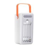DIY 35-Slot 18650 Battery Power Bank Housing Case Only(no battery) with LED Flashlight Function for Outdoor Adventures