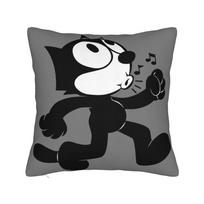 Decorative Pillow Covers Vintage Felix The Cat Keep Walking  Accessories Living Room  Pillow Case Cover Square Multi Size 12x12Inch