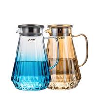 GUOZI 1800 ml borosilikatinio stiklo šalto vandens ąsotis beige