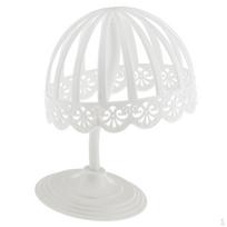 Child Kids Toddlers Hat Cap Wigs Storage Display Rack Stand White 40cm