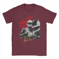 Daft Punk T Shirts Men's 100% Cotton Vintage T-Shirts Crewneck Tees Short Sleeve Clothing Gift Idea S bordinė