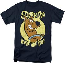 Scooby Doo marškinėliai Kur tu esi Laivyno spalvos Tee S juoda